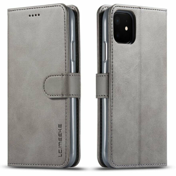 

Чехол LC.IMEEKE Wallet Case для Apple iPhone 11 - Grey