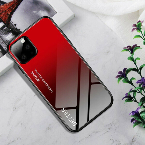 

Защитный чехол Deexe Gradient Color для Apple iPhone 11 - Red/Black