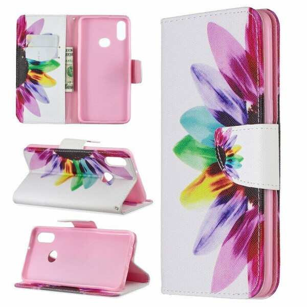 

Чехол-книжка Deexe Color Wallet для Samsung Galaxy A10s (A107) - Petals Pattern