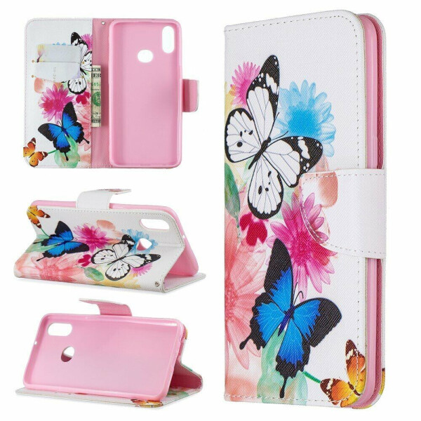 

Чехол-книжка Deexe Color Wallet для Samsung Galaxy A10s (A107) - Butterflies
