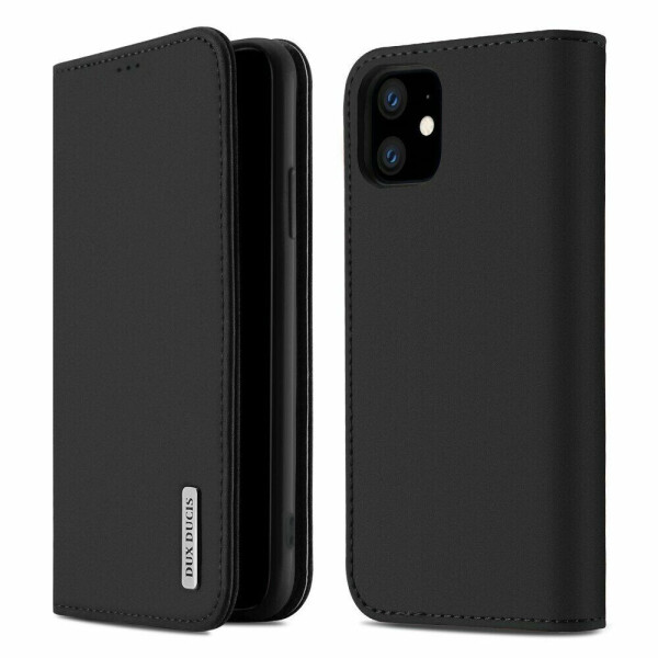 

Кожаный чехол DUX DUCIS Wish Series для Apple iPhone 11 - Black