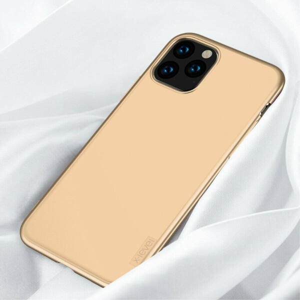 

Силиконовый (TPU) чехол X-LEVEL Matte для Apple iPhone 11 Pro - Gold