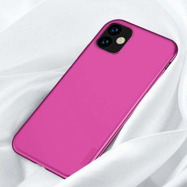 

Силиконовый (TPU) чехол X-LEVEL Matte для Apple iPhone 11 - Wine Red