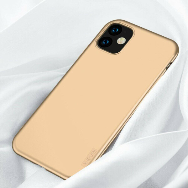 

Силиконовый (TPU) чехол X-LEVEL Matte для Apple iPhone 11 - Gold