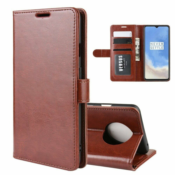 

Чехол-книжка Deexe Wallet Style для OnePlus 7T - Brown