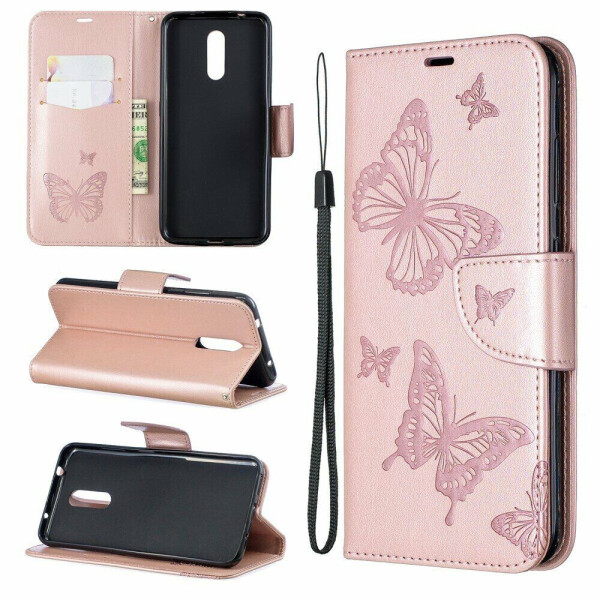 

Чехол UniCase Butterfly Pattern для Nokia 3.2 - Rose Gold