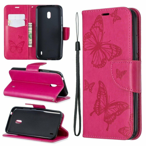 

Чехол UniCase Butterfly Pattern для Nokia 2.2 - Rose