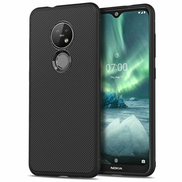 

Защитный чехол UniCase Twill Soft для Nokia 6.2 / 7.2 - Black