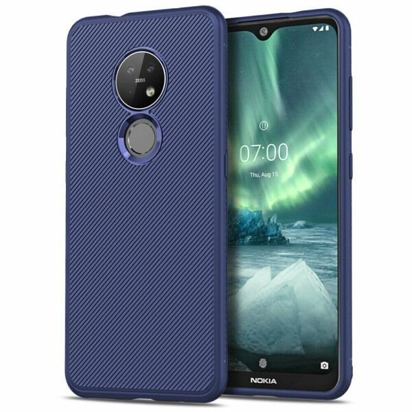 

Защитный чехол UniCase Twill Soft для Nokia 6.2 / 7.2 - Dark Blue