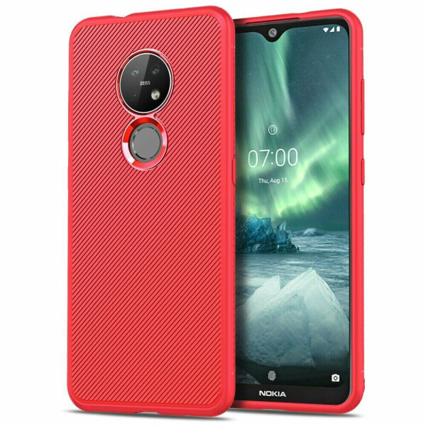 

Защитный чехол UniCase Twill Soft для Nokia 6.2 / 7.2 - Red