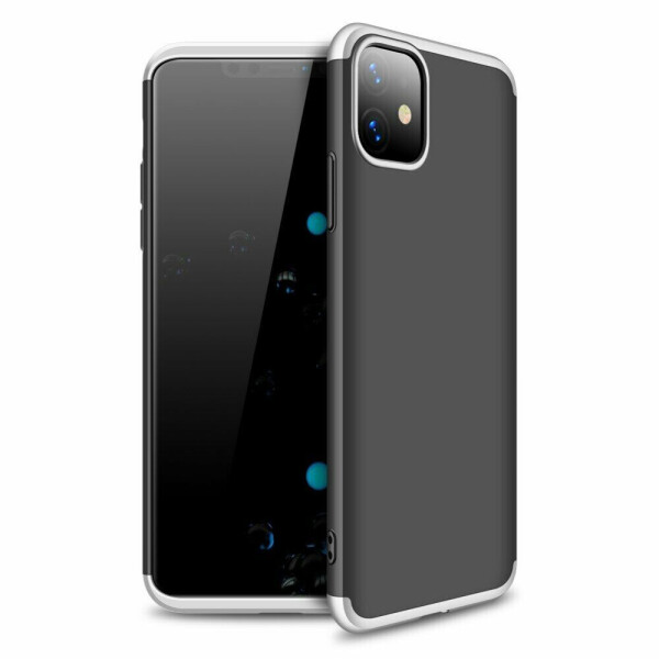 

Защитный чехол GKK Double Dip Case для Apple iPhone 11 - Black / Silver