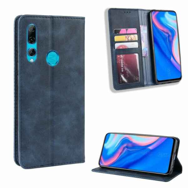 

Чехол Deexe Retro Style для Huawei P Smart Z / Honor 9X - Blue