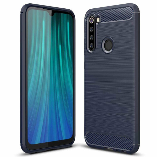 

Защитный чехол UniCase Carbon для Xiaomi Redmi Note 8 - Blue