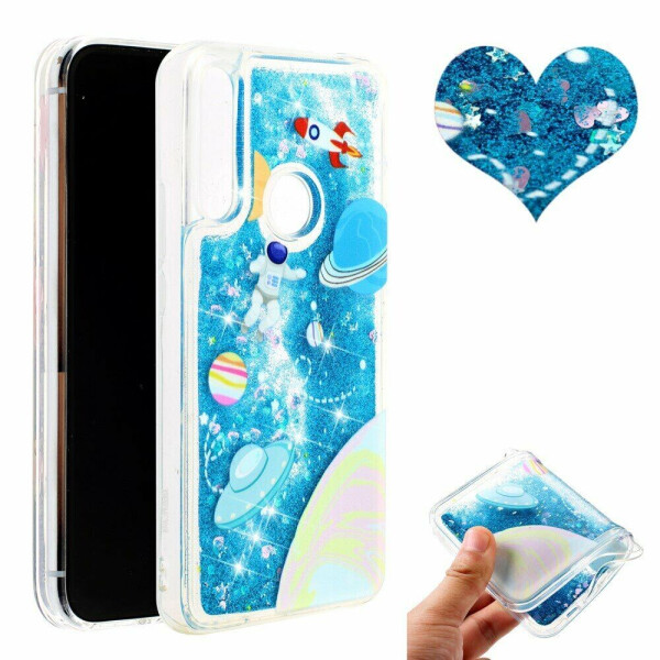 

Силиконовый (TPU) чехол Deexe Fashion Glitter для Huawei P Smart Z / Honor 9X - Space