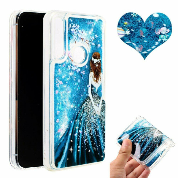 

Силиконовый (TPU) чехол Deexe Fashion Glitter для Huawei P Smart Z / Honor 9X - Girl