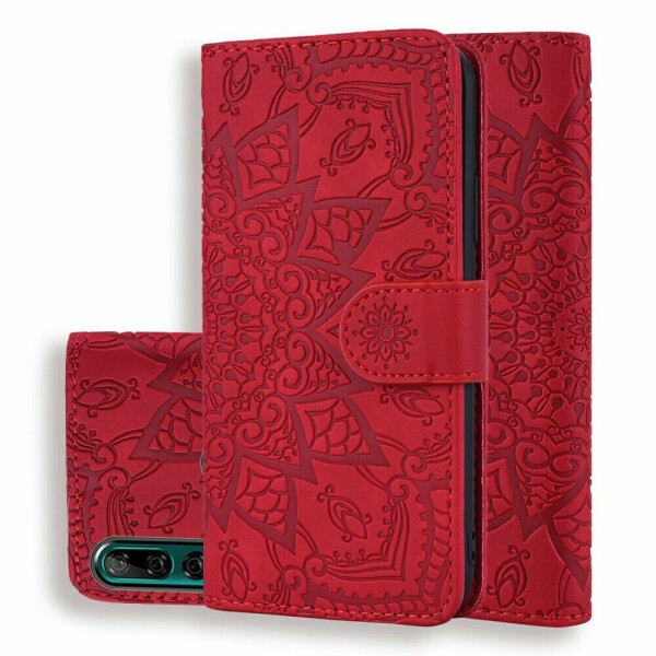 

Чехол-книжка UniCase SunFlower Pattern для Huawei P Smart Z / Honor 9X - Red