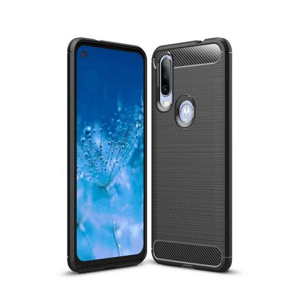 

Защитный чехол UniCase Carbon для Motorola One Action (XT2013) - Black