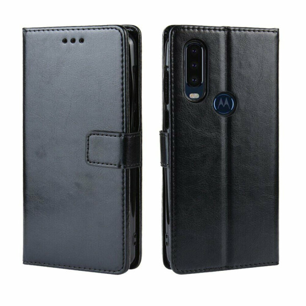 

Чехол-книжка Deexe Wallet Style для Motorola One Action (XT2013) - Black