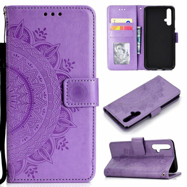 

Чехол-книжка UniCase SunFlower Pattern для Huawei Honor 20 / Nova 5T - Purple