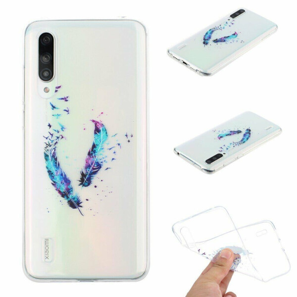 

Силиконовый (TPU) чехол Deexe Pretty Glossy для Xiaomi Mi 9 Lite / Mi CC9 - Feather
