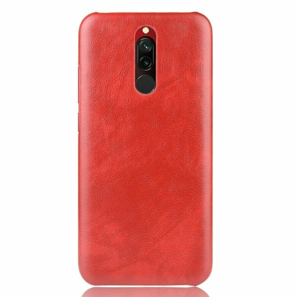 

Защитный чехол Deexe Leather Back Cover для Xiaomi Redmi 8 - Red