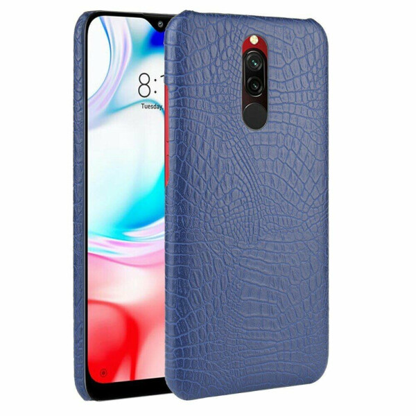 

Защитный чехол Deexe Croco Style для Xiaomi Redmi 8 - Dark Blue