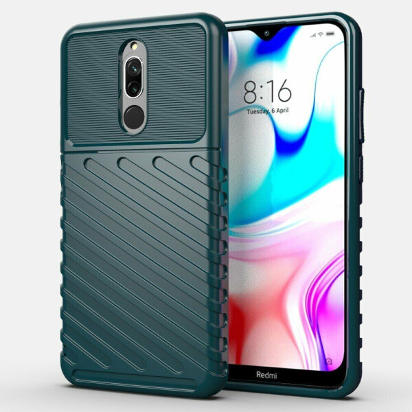 

Защитный чехол Deexe Thunder Series для Xiaomi Redmi 8 - Green