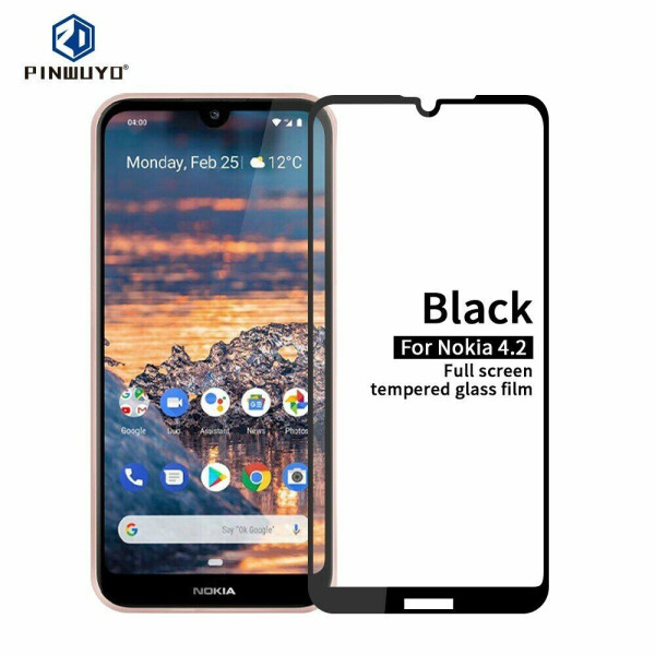 

Защитное стекло PINWUYO Full Glue Cover для Nokia 4.2 - Black