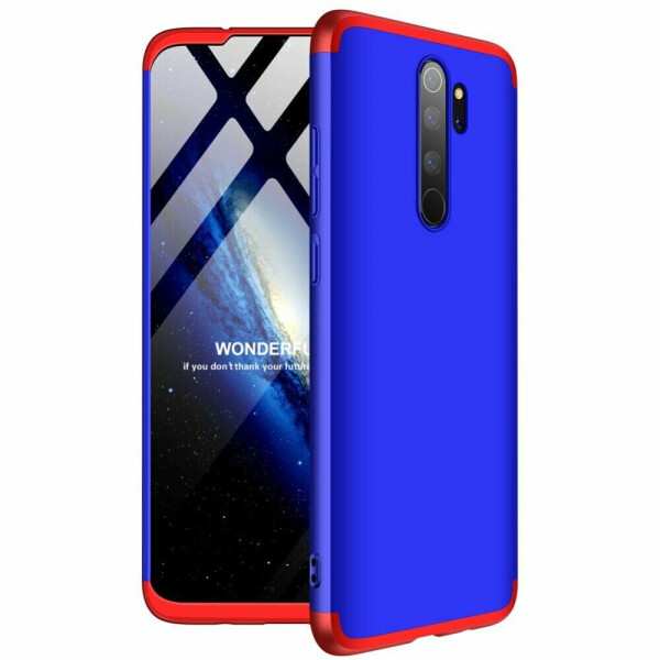 

Защитный чехол GKK Double Dip Case для Xiaomi Redmi Note 8 Pro - Blue / Red