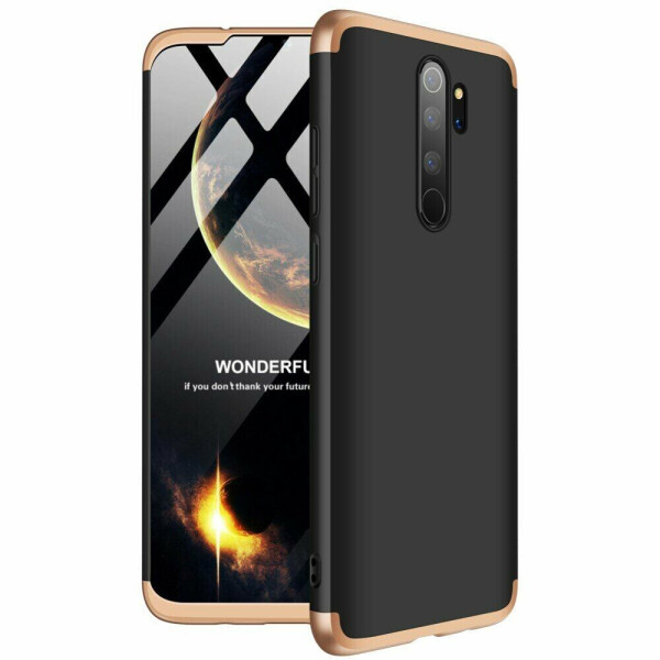 

Защитный чехол GKK Double Dip Case для Xiaomi Redmi Note 8 Pro - Black / Gold