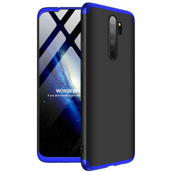 

Защитный чехол GKK Double Dip Case для Xiaomi Redmi Note 8 Pro - Black / Blue