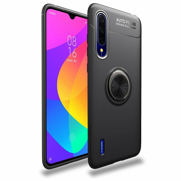 

Защитный чехол UniCase Magnetic Ring для Xiaomi Mi 9 Lite / Mi CC9 - All Black