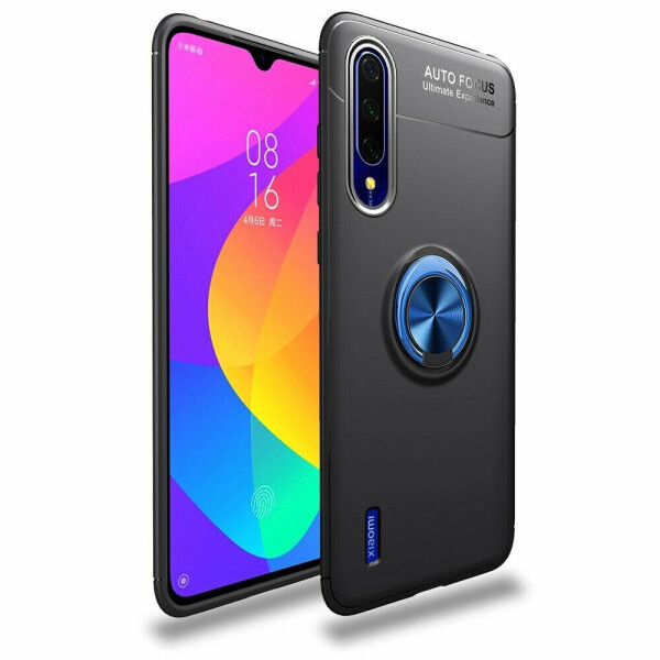 

Защитный чехол UniCase Magnetic Ring для Xiaomi Mi 9 Lite / Mi CC9 - Black / Blue