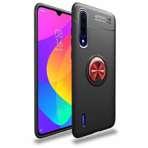 

Защитный чехол UniCase Magnetic Ring для Xiaomi Mi 9 Lite / Mi CC9 - Black / Red