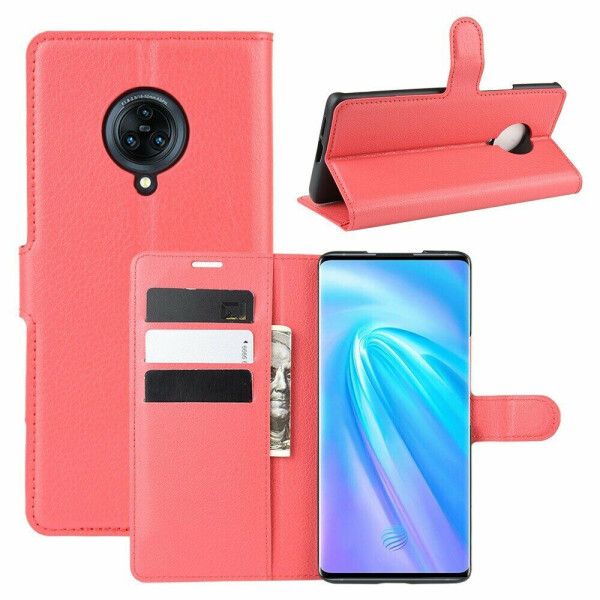 

Чехол-книжка Deexe Book Type для VIVO NEX 3 - Red