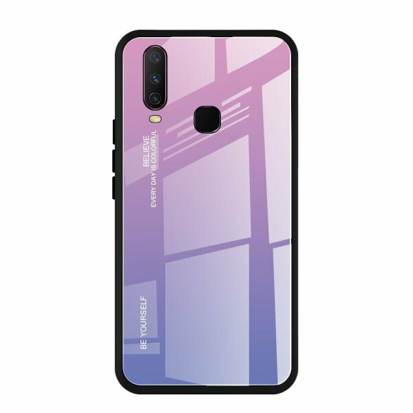 

Защитный чехол Deexe Gradient Color для VIVO Y17 - Pink/Light Purple