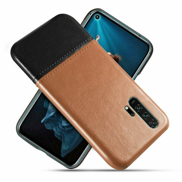 

Защитный чехол KSQ Dual Color для Huawei Honor 20 Pro - Light Brown / Black