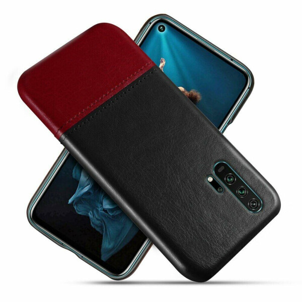 

Защитный чехол KSQ Dual Color для Huawei Honor 20 Pro - Black / Wine Red