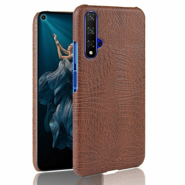 

Защитный чехол Deexe Croco Style для Huawei Honor 20 - Brown