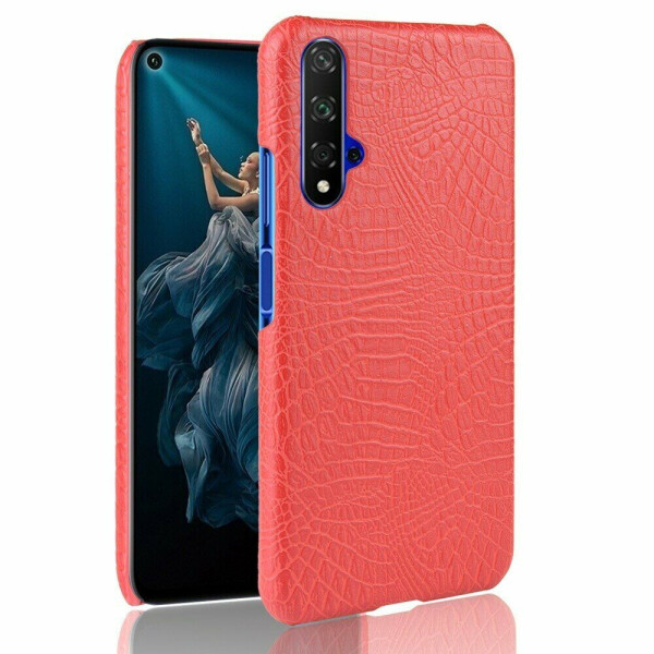 

Защитный чехол Deexe Croco Style для Huawei Honor 20 - Red