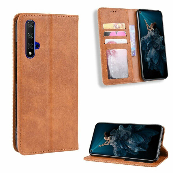 

Чехол Deexe Retro Style для Huawei Honor 20 - Brown