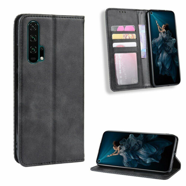 

Чехол Deexe Retro Style для Huawei Honor 20 Pro - Black