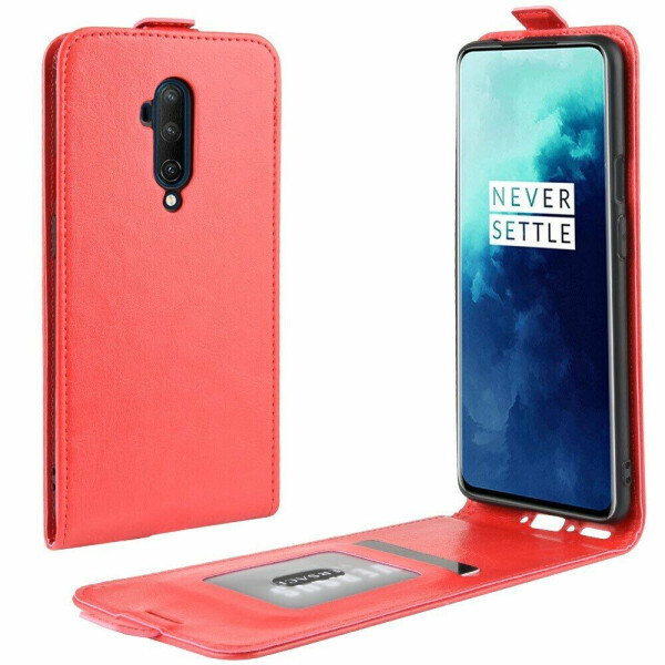 

Чехол Deexe Flip Case для OnePlus 7T Pro - Red