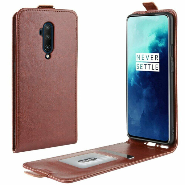 

Чехол Deexe Flip Case для OnePlus 7T Pro - Brown