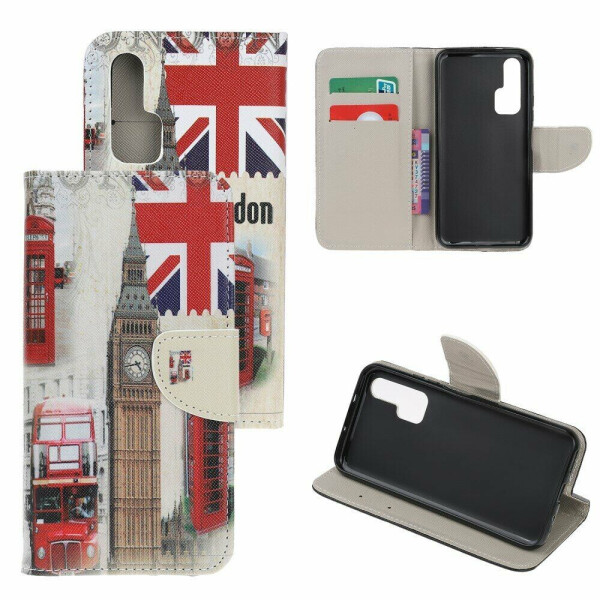 

Чехол-книжка Deexe Color Wallet для Huawei Honor 20 Pro - Big Ben and UK Flag