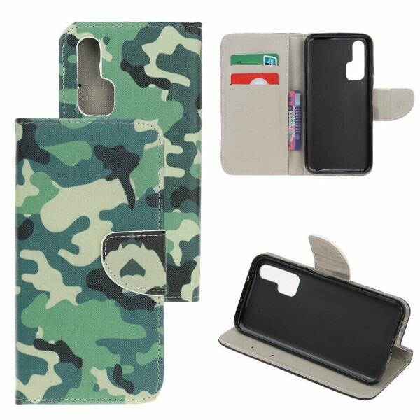 

Чехол-книжка Deexe Color Wallet для Huawei Honor 20 Pro - Camouflage Pattern