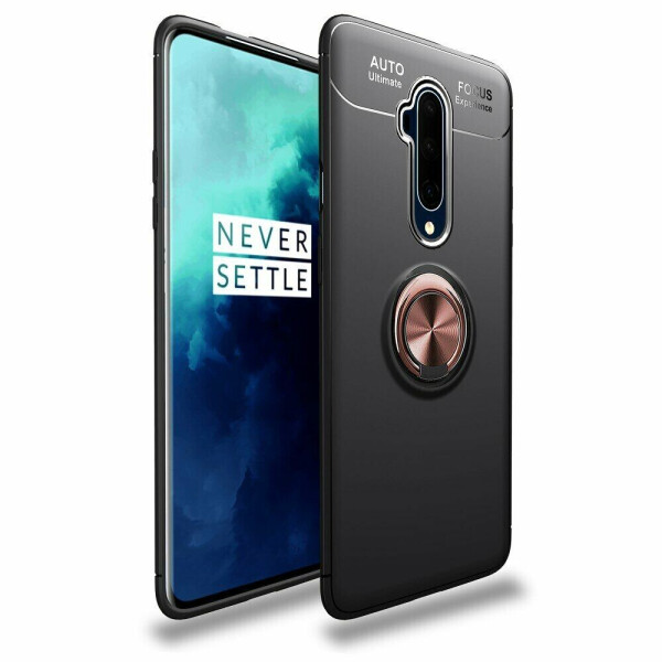 

Защитный чехол UniCase Magnetic Ring для OnePlus 7T Pro - Black / Rose Gold