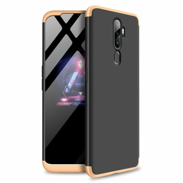 

Защитный чехол GKK Double Dip Case для OPPO A5 2020 - Black / Gold