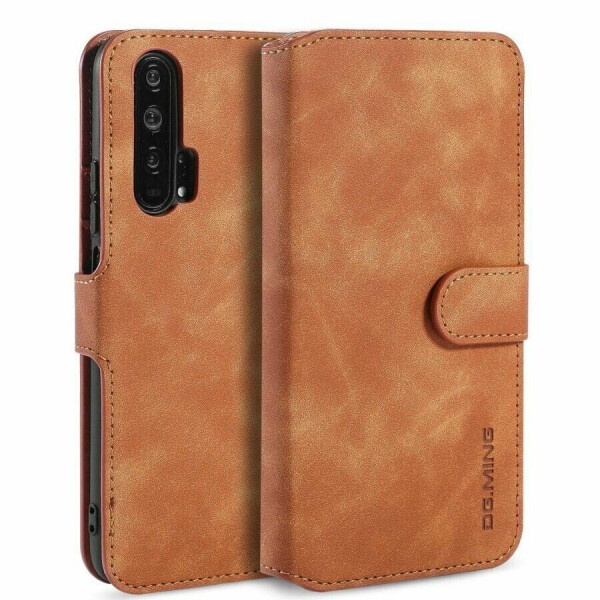 

Чехол DG.MING Retro Style для Huawei Honor 20 Pro - Brown