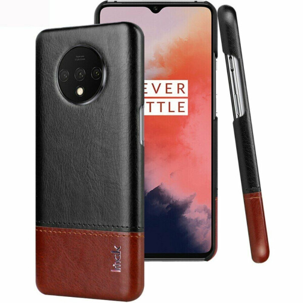 

Защитный чехол IMAK Leather Series для OnePlus 7T - Black+Brown